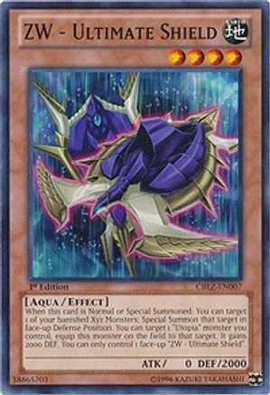 ZW - Ultimate Shield (CBLZ-EN007) - Cosmo Blazer Unlimited - Premium Yugioh Single from Konami - Just $0.25! Shop now at Game Crave Tournament Store