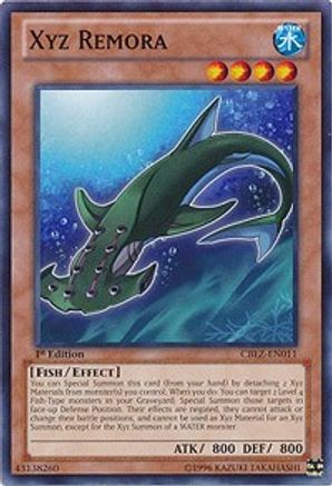 Xyz Remora (CBLZ-EN011) - Cosmo Blazer Unlimited - Premium Yugioh Single from Konami - Just $0.27! Shop now at Game Crave Tournament Store