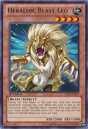 Heraldic Beast Leo (CBLZ-EN017) - Cosmo Blazer 1st Edition - Premium Yugioh Single from Konami - Just $4.74! Shop now at Game Crave Tournament Store