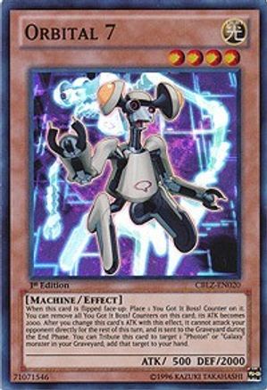 Orbital 7 (CBLZ-EN020) - Cosmo Blazer Unlimited - Premium Yugioh Single from Konami - Just $0.25! Shop now at Game Crave Tournament Store