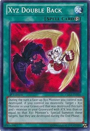 Xyz Double Back (CBLZ-EN056) - Cosmo Blazer Unlimited - Premium Yugioh Single from Konami - Just $0.25! Shop now at Game Crave Tournament Store