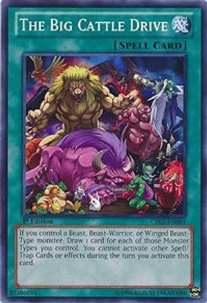 The Big Cattle Drive (CBLZ-EN063) - Cosmo Blazer 1st Edition - Premium Yugioh Single from Konami - Just $0.25! Shop now at Game Crave Tournament Store