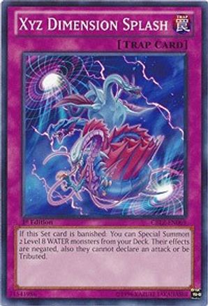 Xyz Dimension Splash (CBLZ-EN069) - Cosmo Blazer Unlimited - Premium Yugioh Single from Konami - Just $0.25! Shop now at Game Crave Tournament Store