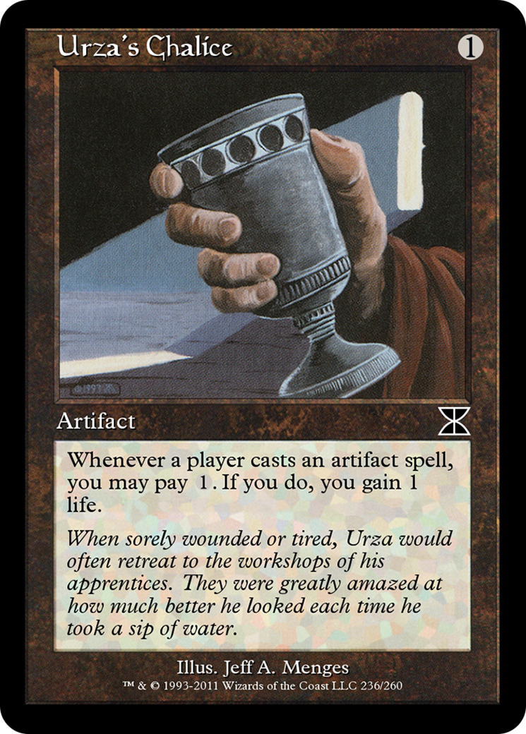Urza's Chalice (ME4-236) - Masters Edition IV Foil - Premium MTG Single from Wizards of the Coast - Just $0! Shop now at Game Crave Tournament Store