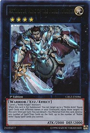 Artorigus, King of the Noble Knights (CBLZ-EN086) - Cosmo Blazer 1st Edition - Premium Yugioh Single from Konami - Just $1.86! Shop now at Game Crave Tournament Store