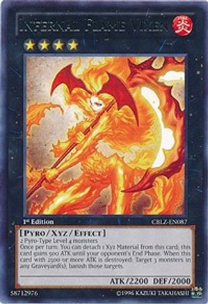 Infernal Flame Vixen (CBLZ-EN087) - Cosmo Blazer Unlimited - Premium Yugioh Single from Konami - Just $0.31! Shop now at Game Crave Tournament Store