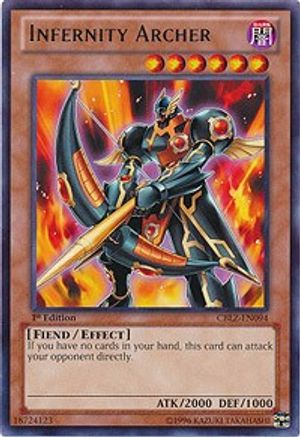 Infernity Archer (CBLZ-EN094) - Cosmo Blazer 1st Edition - Premium Yugioh Single from Konami - Just $0.25! Shop now at Game Crave Tournament Store