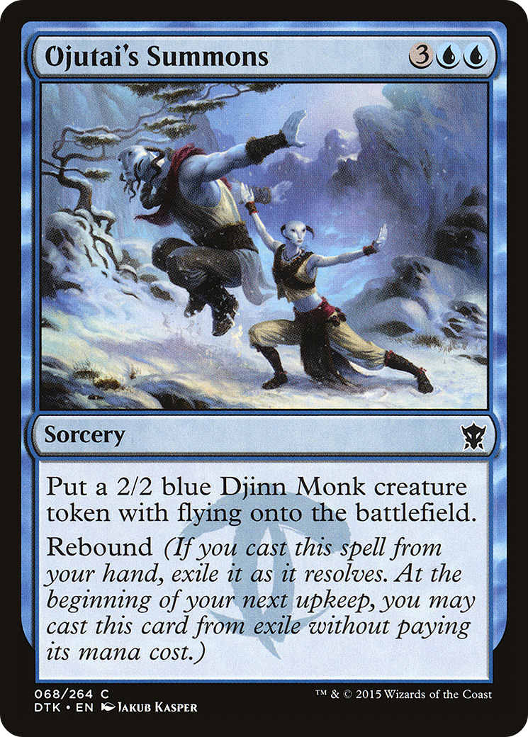 Ojutai's Summons (DTK-068) - Dragons of Tarkir Foil - Premium MTG Single from Wizards of the Coast - Just $0.08! Shop now at Game Crave Tournament Store