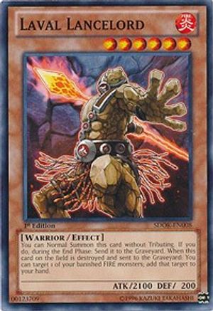Laval Lancelord (SDOK-EN008) - Structure Deck: Onslaught of the Fire Kings 1st Edition - Premium Yugioh Single from Konami - Just $0.24! Shop now at Game Crave Tournament Store