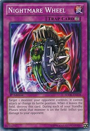 Nightmare Wheel (SDOK-EN038) - Structure Deck: Onslaught of the Fire Kings 1st Edition - Premium Yugioh Single from Konami - Just $0.30! Shop now at Game Crave Tournament Store