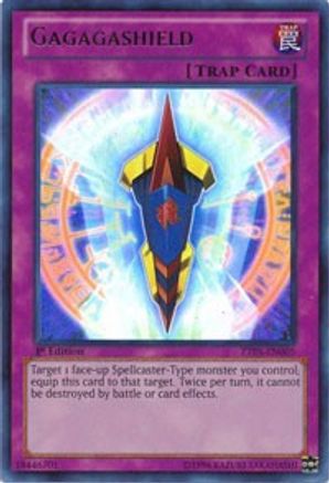 Gagagashield (ZTIN-EN005) - 2013 Zexal Collection Tin 1st Edition - Premium Yugioh Single from Konami - Just $0.27! Shop now at Game Crave Tournament Store