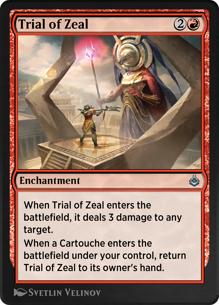 Trial of Zeal (AKR-180) - Amonkhet Remastered - Premium MTG Single from Wizards of the Coast - Just $0! Shop now at Game Crave Tournament Store