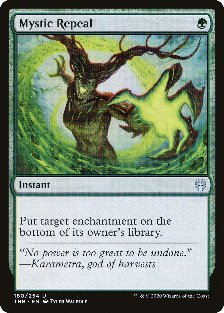 Mystic Repeal (THB-180) - Theros Beyond Death - Premium MTG Single from Wizards of the Coast - Just $0.25! Shop now at Game Crave Tournament Store