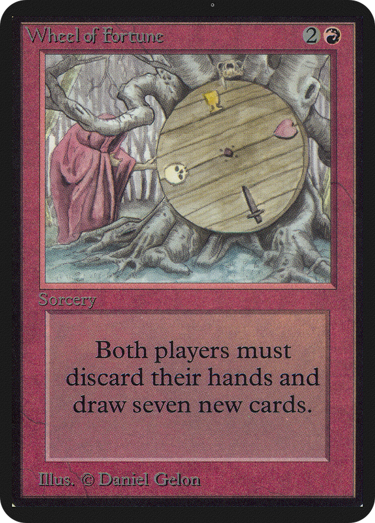 Wheel of Fortune (LEA-183) - Limited Edition Alpha - Premium MTG Single from Wizards of the Coast - Just $0! Shop now at Game Crave Tournament Store