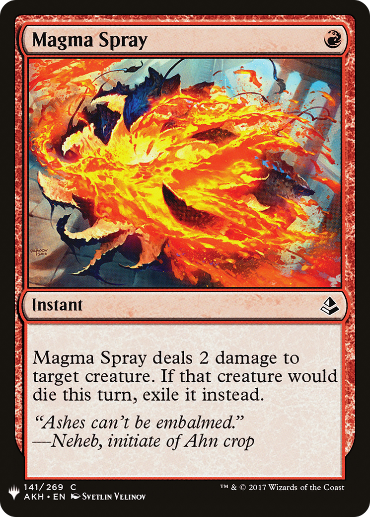 Magma Spray (MB1-1006) - Mystery Booster - Premium MTG Single from Wizards of the Coast - Just $0.08! Shop now at Game Crave Tournament Store