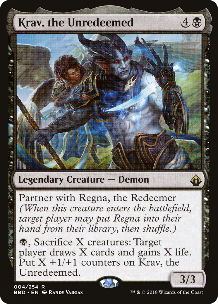 Krav, the Unredeemed (BBD-004) - Battlebond Foil - Premium MTG Single from Wizards of the Coast - Just $1.68! Shop now at Game Crave Tournament Store