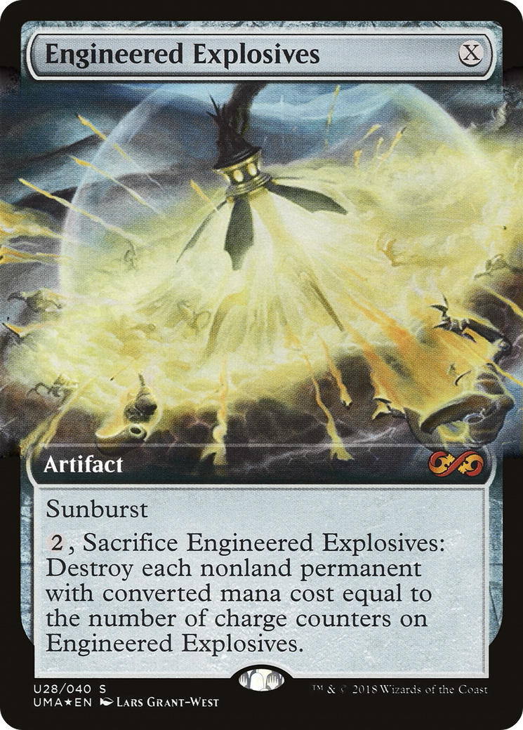 Engineered Explosives (PUMA-U28) - Ultimate Box Topper: (Extended Art) Foil - Premium MTG Single from Wizards of the Coast - Just $3.04! Shop now at Game Crave Tournament Store