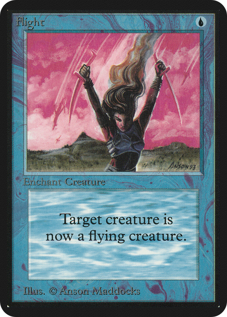 Flight (LEA-058) - Limited Edition Alpha - Premium MTG Single from Wizards of the Coast - Just $6.77! Shop now at Game Crave Tournament Store