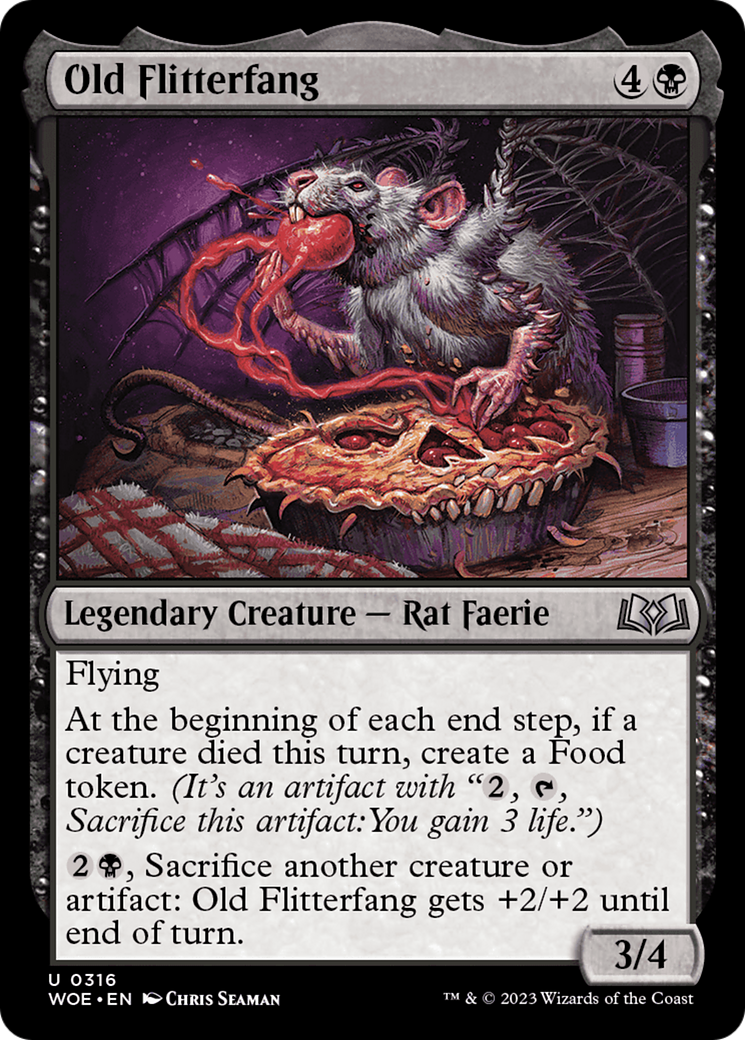 Old Flitterfang (WOE-316) - Wilds of Eldraine - Premium MTG Single from Wizards of the Coast - Just $0.08! Shop now at Game Crave Tournament Store