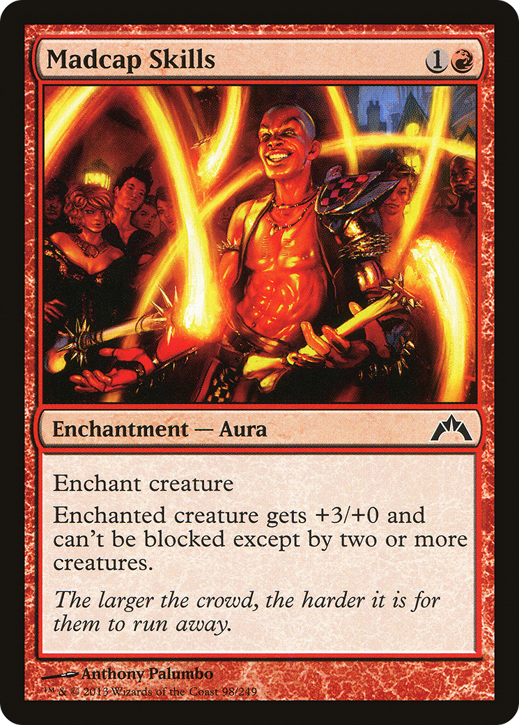 Madcap Skills (GTC-098) - Gatecrash - Premium MTG Single from Wizards of the Coast - Just $0.25! Shop now at Game Crave Tournament Store