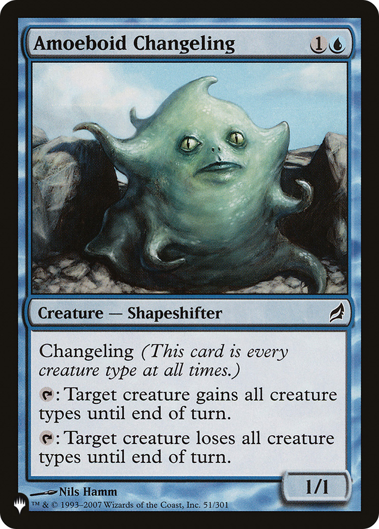 Amoeboid Changeling (PLIST-044) - The List - Premium MTG Single from Wizards of the Coast - Just $0.40! Shop now at Game Crave Tournament Store