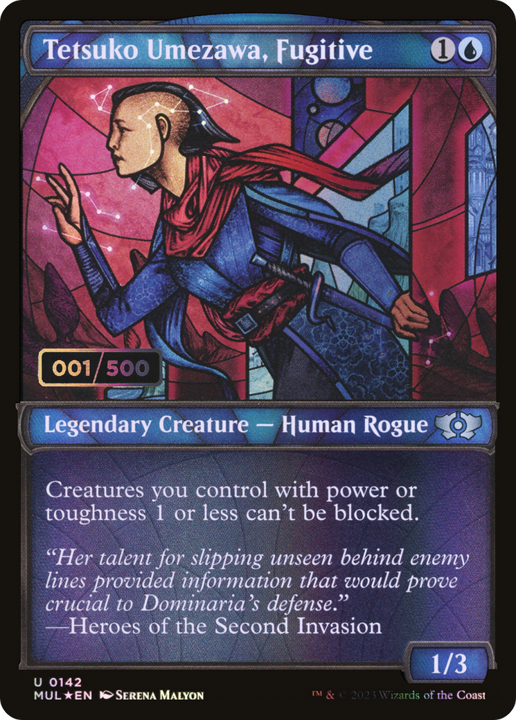 Tetsuko Umezawa, Fugitive (MUL-142Z) - Multiverse Legends: (Showcase) Foil - Premium MTG Single from Wizards of the Coast - Just $36.66! Shop now at Game Crave Tournament Store