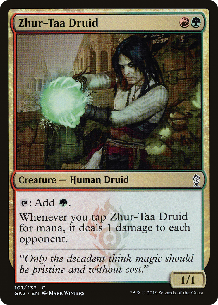 Zhur-Taa Druid (GK2-101) - RNA Guild Kit - Premium MTG Single from Wizards of the Coast - Just $0.27! Shop now at Game Crave Tournament Store