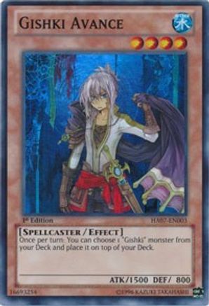 Gishki Avance (HA07-EN003) - Hidden Arsenal 7: Knight of Stars Unlimited - Premium Yugioh Single from Konami - Just $0.25! Shop now at Game Crave Tournament Store