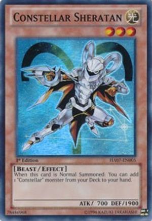 Constellar Sheratan (HA07-EN005) - Hidden Arsenal 7: Knight of Stars Unlimited - Premium Yugioh Single from Konami - Just $0.68! Shop now at Game Crave Tournament Store