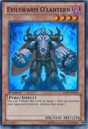 Evilswarm O'lantern (HA07-EN014) - Hidden Arsenal 7: Knight of Stars 1st Edition - Premium Yugioh Single from Konami - Just $0.25! Shop now at Game Crave Tournament Store