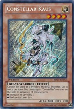 Constellar Kaus (HA07-EN045) - Hidden Arsenal 7: Knight of Stars 1st Edition - Premium Yugioh Single from Konami - Just $0.27! Shop now at Game Crave Tournament Store