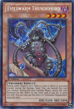 Evilswarm Thunderbird (HA07-EN051) - Hidden Arsenal 7: Knight of Stars Unlimited - Premium Yugioh Single from Konami - Just $0.54! Shop now at Game Crave Tournament Store