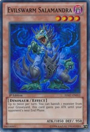 Evilswarm Salamandra (HA07-EN052) - Hidden Arsenal 7: Knight of Stars Unlimited - Premium Yugioh Single from Konami - Just $0.25! Shop now at Game Crave Tournament Store