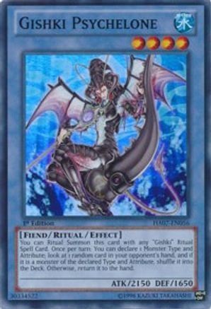 Gishki Psychelone (HA07-EN056) - Hidden Arsenal 7: Knight of Stars Unlimited - Premium Yugioh Single from Konami - Just $0.25! Shop now at Game Crave Tournament Store