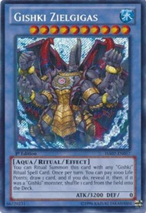 Gishki Zielgigas (HA07-EN057) - Hidden Arsenal 7: Knight of Stars Unlimited - Premium Yugioh Single from Konami - Just $1.06! Shop now at Game Crave Tournament Store