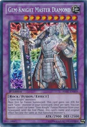 Gem-Knight Master Diamond (HA07-EN059) - Hidden Arsenal 7: Knight of Stars 1st Edition - Premium Yugioh Single from Konami - Just $1.66! Shop now at Game Crave Tournament Store