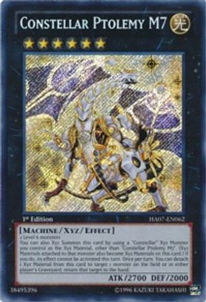 Constellar Ptolemy M7 (HA07-EN062) - Hidden Arsenal 7: Knight of Stars Unlimited - Premium Yugioh Single from Konami - Just $9.36! Shop now at Game Crave Tournament Store