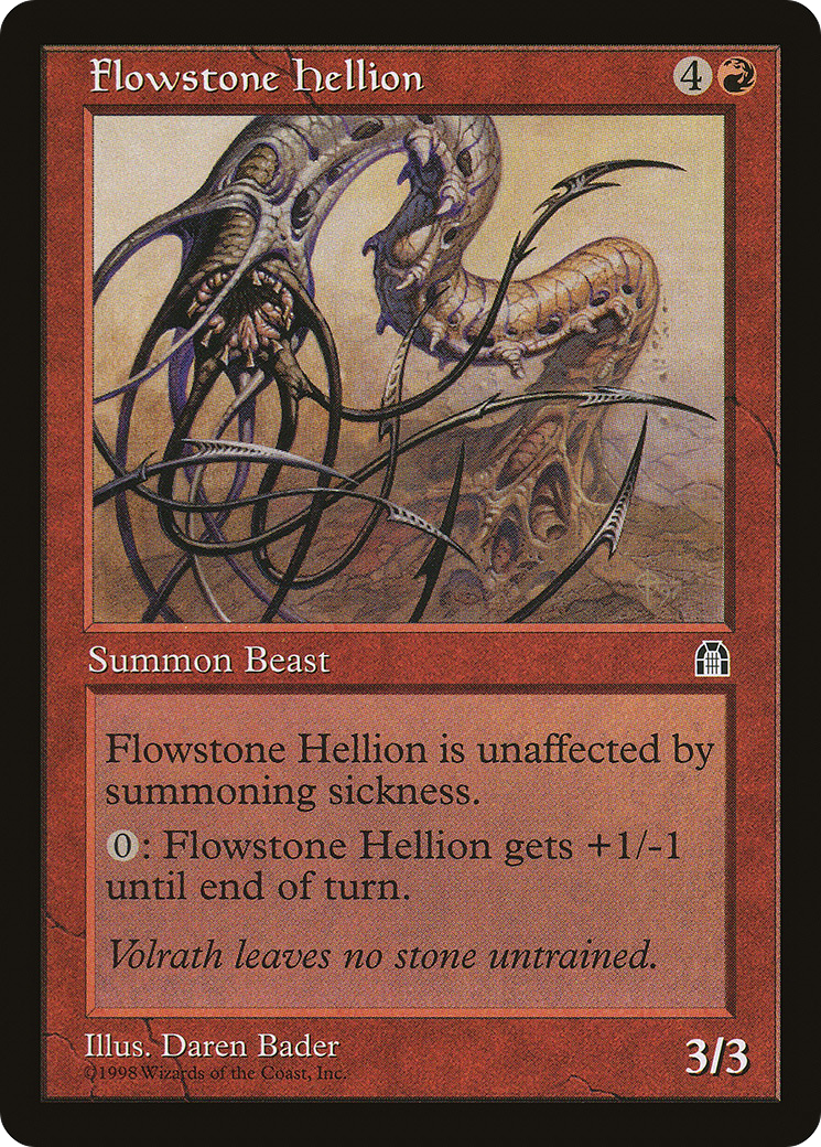 Flowstone Hellion (STH-084) - Stronghold - Premium MTG Single from Wizards of the Coast - Just $0.25! Shop now at Game Crave Tournament Store