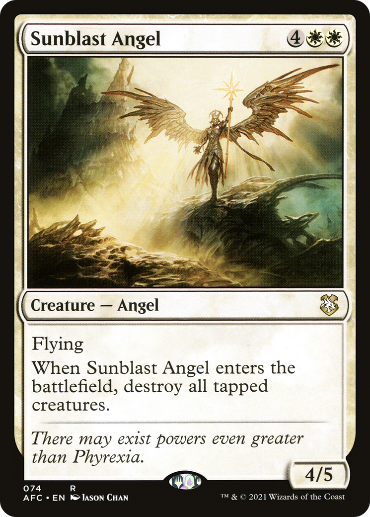 Sunblast Angel (AFC-074) - Forgotten Realms Commander - Premium MTG Single from Wizards of the Coast - Just $0.38! Shop now at Game Crave Tournament Store