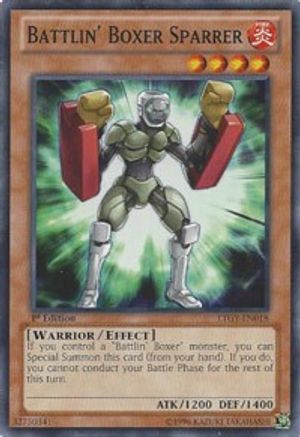 Battlin' Boxer Sparrer (LTGY-EN018) - Lord of the Tachyon Galaxy 1st Edition - Premium Yugioh Single from Konami - Just $0.17! Shop now at Game Crave Tournament Store