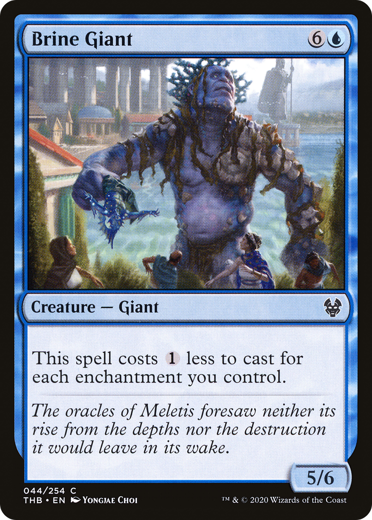 Brine Giant (THB-044) - Theros Beyond Death Foil - Premium MTG Single from Wizards of the Coast - Just $0.08! Shop now at Game Crave Tournament Store