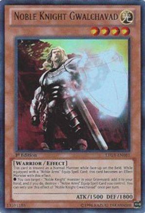 Noble Knight Gwalchavad (LTGY-EN081) - Lord of the Tachyon Galaxy 1st Edition - Premium Yugioh Single from Konami - Just $0.50! Shop now at Game Crave Tournament Store