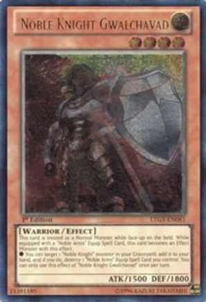 Noble Knight Gwalchavad (UTR) (LTGY-EN081) - Lord of the Tachyon Galaxy Unlimited - Premium Yugioh Single from Konami - Just $1.89! Shop now at Game Crave Tournament Store