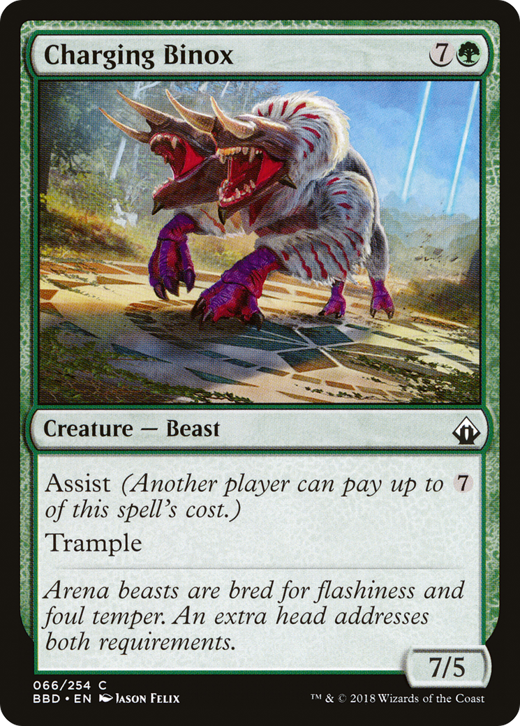 Charging Binox (BBD-066) - Battlebond - Premium MTG Single from Wizards of the Coast - Just $0.08! Shop now at Game Crave Tournament Store