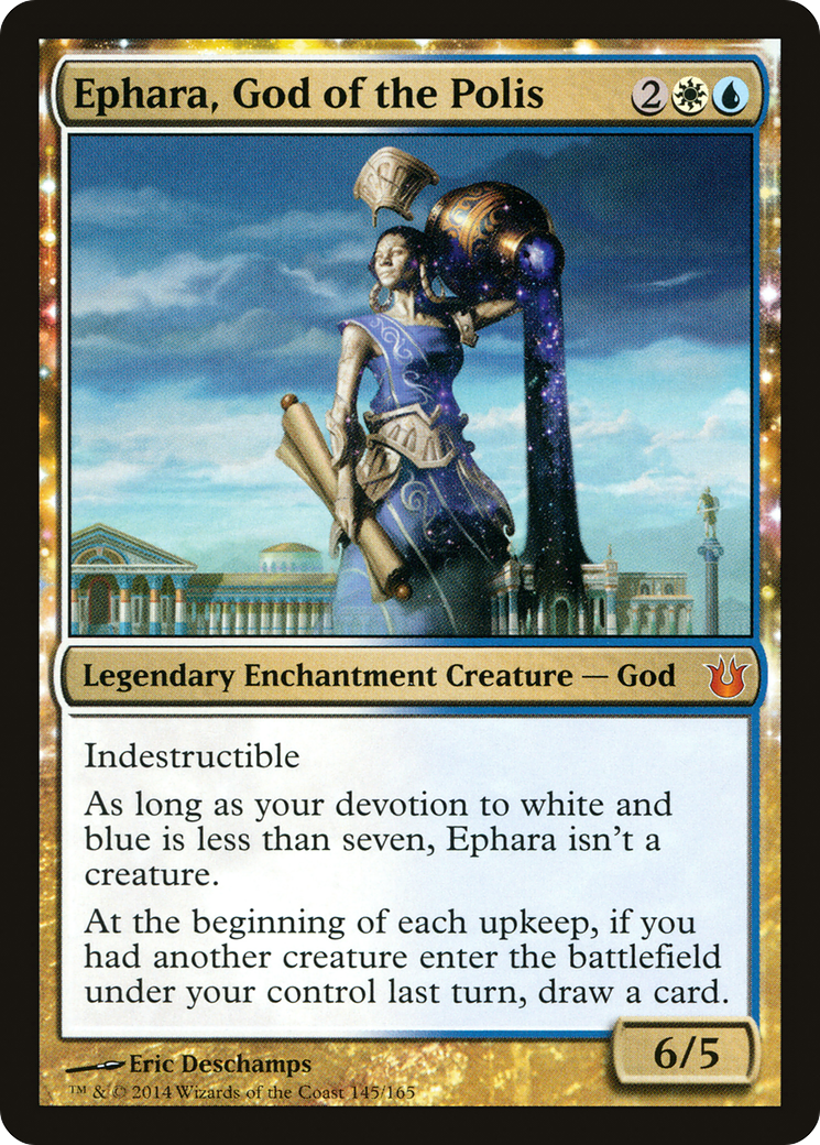 Ephara, God of the Polis (BNG-145) - Born of the Gods: (nyxtouched) Foil - Premium MTG Single from Wizards of the Coast - Just $3.11! Shop now at Game Crave Tournament Store