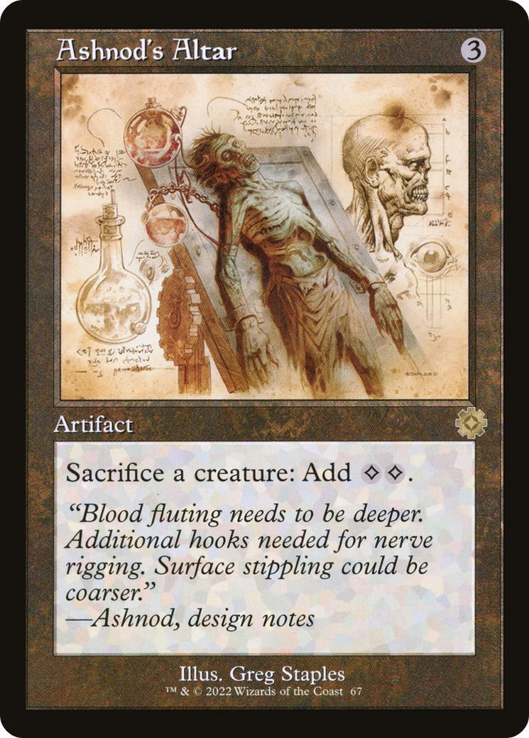 Ashnod's Altar (BRR-067) - The Brothers' War Retro Artifacts - Premium MTG Single from Wizards of the Coast - Just $8.16! Shop now at Game Crave Tournament Store