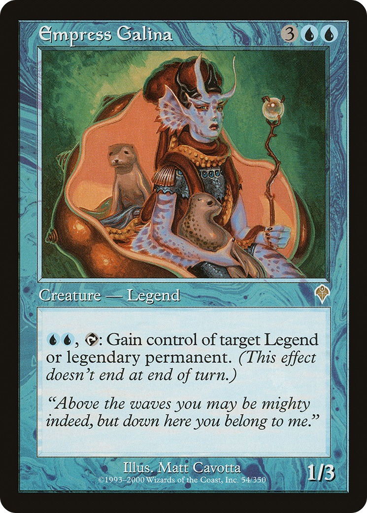 Empress Galina (INV-054) - Invasion - Premium MTG Single from Wizards of the Coast - Just $2.07! Shop now at Game Crave Tournament Store