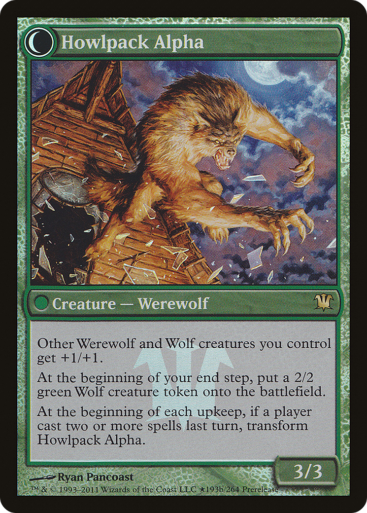 Mayor of Avabruck // Howlpack Alpha (PISD-193★) - Innistrad Promos: (Double Faced Transform) Foil - Premium MTG Single from Wizards of the Coast - Just $0.87! Shop now at Game Crave Tournament Store