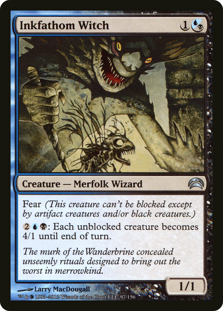 Inkfathom Witch (PC2-097) - Planechase 2012 - Premium MTG Single from Wizards of the Coast - Just $0.80! Shop now at Game Crave Tournament Store