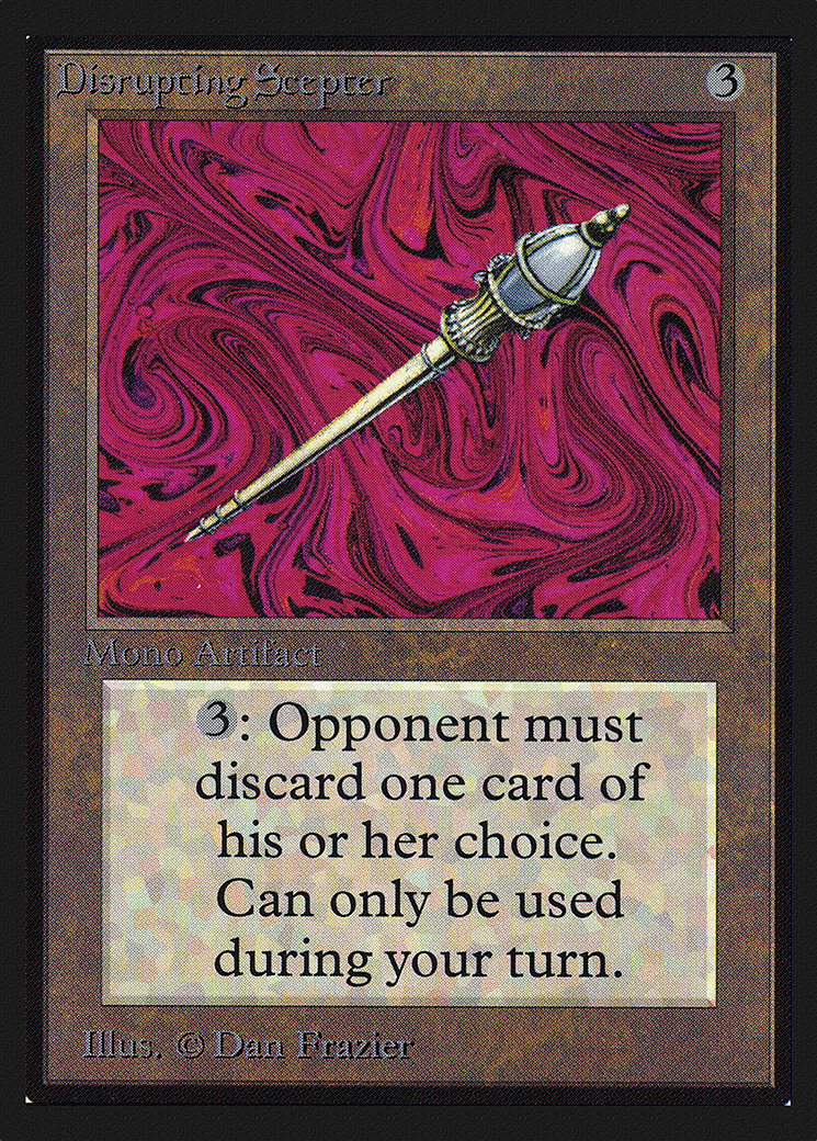Disrupting Scepter (CED-243) - Collectors' Edition - Premium MTG Single from Wizards of the Coast - Just $2.02! Shop now at Game Crave Tournament Store